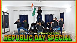 Teri Mitti X IndiaWaale X Hindustani X Jai Ho | Republic Day Special |Poptron Sharavan Choreography