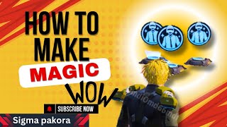 How to make magic wow map in PUBG mobile|SIGMA pakora|