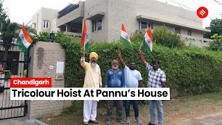 Chandigarh: Tricolour Put Up At House Of SFJ Founder Gurpatwant Singh Pannu
