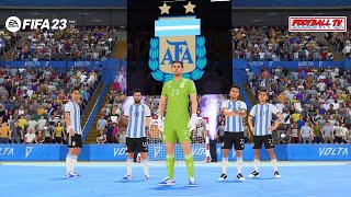 FIFA 23 - Argentina vs Brazil - First Game of Futsal - Gameplay PC