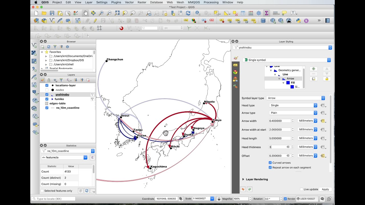 13 - QGIS 3.10 Tutorial - Flows And Network Visualization II ...