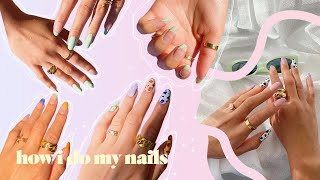 5 CUTE \u0026 EASY WAYS I DO MY NAILS