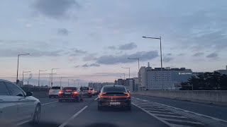 4k, drive, asmr, video, 분당수서로, 티맵, Korea, road, expressway, tmap,