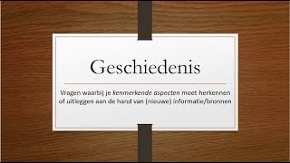 Kenmerkende Aspecten (geschiedenis)