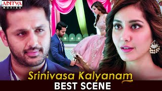 Srinivasa Kalyanam Movie Best Scene || Nithiin, Rashi Khanna, Nandita Swetha || Aditya Movies
