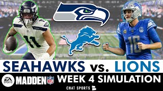 Seahawks vs. Lions Simulation Watch Party For NFL Season | Seahawks Week 4 (Madd
