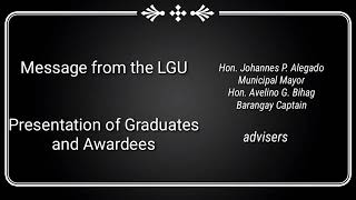 Sample graduation programme