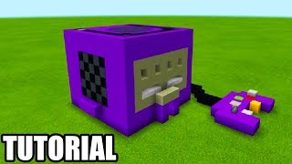 Minecraft Tutorial: How To Make A Nintendo Game cube House