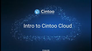 Why Cintoo?