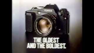 Konica FS-1 camera ad from 1981