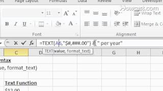 What Is the Text Function? | Microsoft Excel