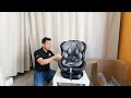 quinton smart plus 360° car seat isofix seat belt unboxing u0026 review@littlewhizchannel