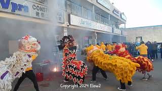 2 18 2024 Philadelphia Suns Chinese New Year Lion Dance Performance at South Philadelphia