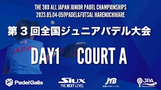 【第3回全国ジュニア大会】DAY1 コートA