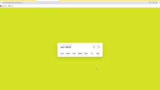 Simple Calendar App with HTML, CSS, and JavaScript Beginner-Friendly Tutorial