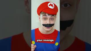 Smart Mario got revenge on Luigi for Peach