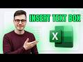 How To Insert And Use A Text Box In Excel [2026 Guide]