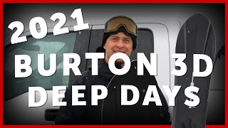 2021 Burton Family Tree 3D Deep Days Snowboard