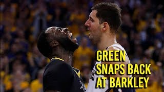 NBA Playoffs: Draymond Green dares Charles Barkley to punch him