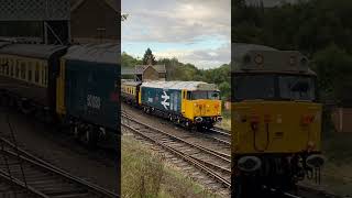 50033 ‘Glorious’ Departing Highley “SVR” #50033 #glorious #svr #highley #class50 #gala