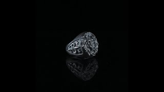 Silver Lion Ring, Elegantly Designed Jewelry, Men's And Women's Jewelry, Gift Ring.