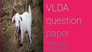 Luvas hisar VLDA question paper 2020