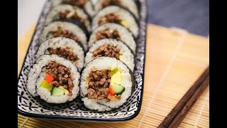 紫菜包飯 | Kimbap (Gimbap) Korean Rice Rolls | Kimbap coréen