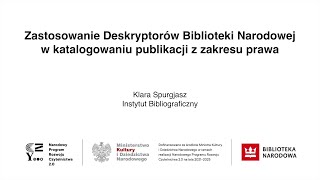 Zastosowanie Deskryptorów BN w katalogowaniu publikacji z zakresu prawa