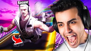 FORTNITE RETRO DEATHRUN 🔥 سخت ترین و عجیب ترین دثران فورتنایت 😐