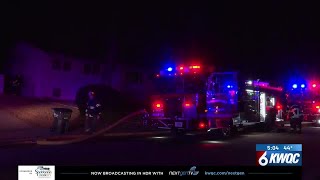 2 firefighters, 1 person injured in overnight fires