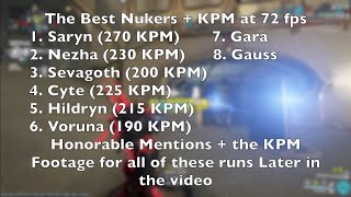 Warframe's Best Nukers