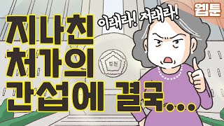 [이혼사건다이어리] 지나친 처가의 간섭에 참다참다 결국... 영상툰/오디오툰