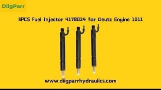 3PCS Fuel Injector 4178024 for Deutz Engine 1011