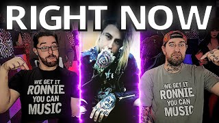 WE REACT TO FALLING IN REVERSE: RIGHT NOW - ALMOST HAD A SPIT TAKE!