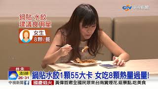 鍋貼.水餃只能吃8顆! 營養師分析外食族崩潰│中視新聞 20200910