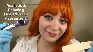 ASMR 🩺 Realistic & Relaxing Head and Neck Assessment 🌟 | Soft Spoken Medical RP