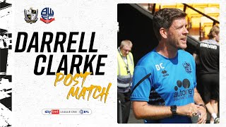 Post Match | Darrell Clarke reacts to draw with Bolton Wanderers