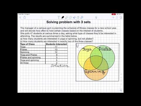 Venn Diagram. Solving Problem With Three Sets. - YouTube