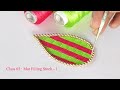 Class 65 : Mat filling stitch in aari work | Aari work basic stitches in tamil