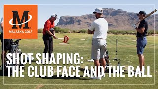 Malaska Golf // Player Lesson // Shot Shaping - The Club Face and the Ball
