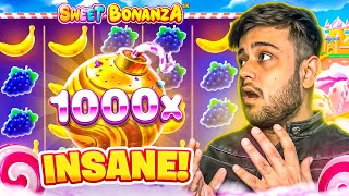 INSANE 1000X HIT ON SWEET BONANZA! (Stake)