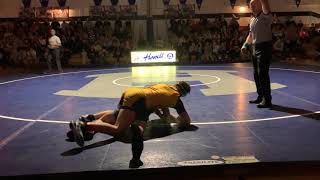 160: Jack Oleske (TRN) d. Xavier Kelly (Howell), 3-2