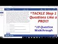 USMLE Step 1 Questions - How to Answer (Like a PRO!) 2018 [THOUGHT PROCESS]