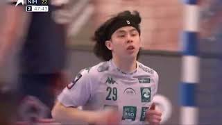 日体大 安平光佑 フランス1部 USAM Nimes Gard vs スター軍団 Paris Saint-Germain Handball 2022年2月27日