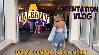 UAlbany Orientation 2021 | Campus Tour + Vlog | Thekeiyarasealy