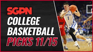 College Basketball Predictions 11/15/22 - Sports Gambling Podcast - NCAAB Picks - CBB Picks