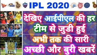 IPL 2020 - Good and Bad News From All The 8 Teams Yet | IPL Auction | MY Cricket Production