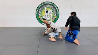 Knee Shield Gator Roll Sweep - Hip Clamp aka Z-Guard by Greg Hamilton BJJ