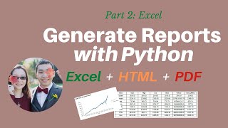How to generate Reports with Python automatically - 2: Excel