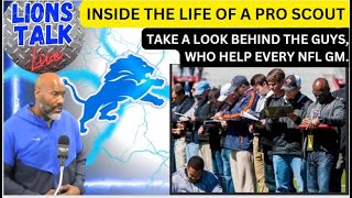 LIONS TALK LIVE MORNING SHOW!!! INSIDE THE LIFE OF A NFL SCOUT!!